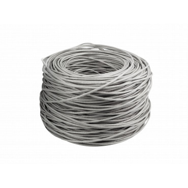 Lanberg Lan Cable Cat.6 UTP 305M Solid CU LSZH Grey CPR+ Fluke Passed | Lanberg