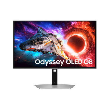 Samsung LS27HG800SUXEN | 27 " | QD-OLED | 16:9 | 240 Hz | 0.03 ms | 3840 x 2160 pixels | 250 cd/m | HDMI ports quantity 2 | Silv