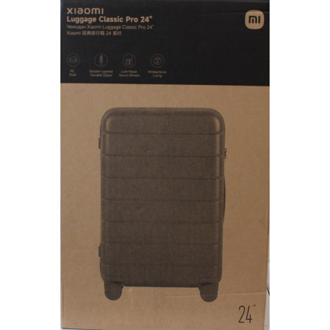 SALE OUT. | Xiaomi | Luggage Classic Pro 24" | Grey | 24 month(s) | DAMAGED PACKAGING AND ITEM BODY (TOP)