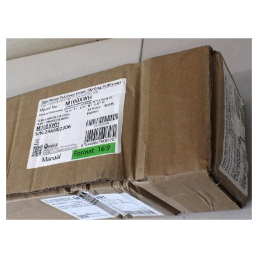 SALE OUT. | Elite Screens Manual Series | M100XWH | Diagonal 100 " | 16:9 | Viewable screen width (W) 221 cm | White | DAMAGED P