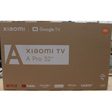 SALE OUT. | Xiaomi QLED TV A Pro 2026 | 32" | Smart TV | Google TV | HD | Dark Gray | DAMAGED PACKAGING