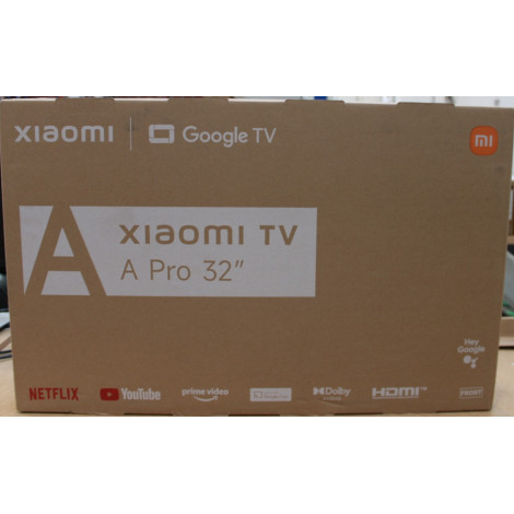 SALE OUT. | Xiaomi QLED TV A Pro 2026 | 32" | Smart TV | Google TV | HD | Dark Gray | DAMAGED PACKAGING