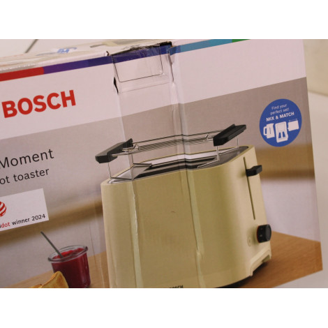 SALE OUT. Bosch TAT3M127 MyMoment Compact toaster, 950 W, 2 slots, Beige | SALE OUT. Compact Toaster | TAT3M127 MyMoment | Numbe