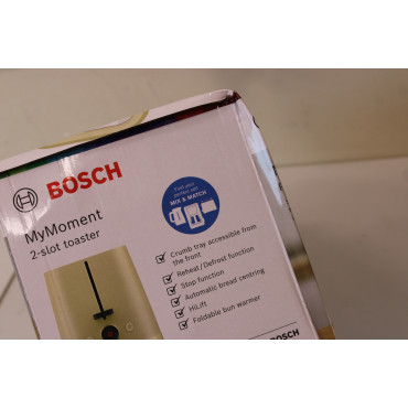 SALE OUT. Bosch TAT3M127 MyMoment Compact toaster, 950 W, 2 slots, Beige | SALE OUT. Compact Toaster | TAT3M127 MyMoment | Numbe
