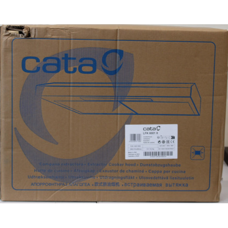 SALE OUT. Cata Built-in Hood LFK 6001 X Width 60cm, Max 162 m /h, LED, Stainless steel | SALE OUT. CATA Hood | LFK 6001 X | Conv