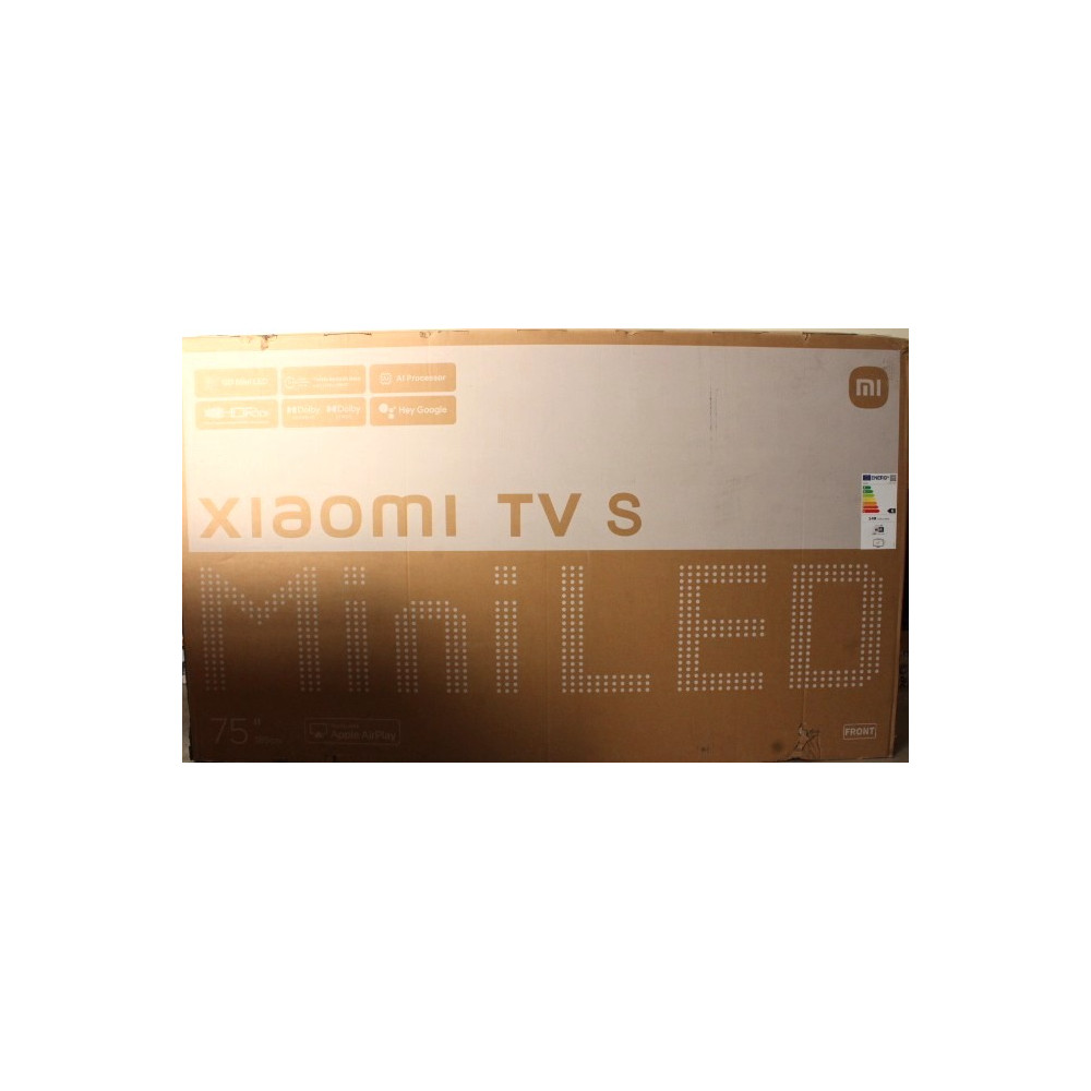 SALE OUT. Xiaomi TV S Mini 2025 75" (3840 x 2160) | Xiaomi TV | S Mini LED 2025 | 75 | Smart TV | Google TV | UHD | Black | DAMA