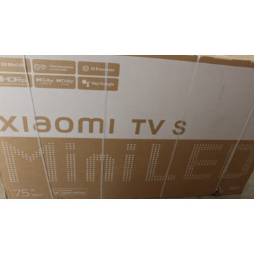 SALE OUT. Xiaomi TV S Mini 2025 75" (3840 x 2160) | Xiaomi TV | S Mini LED 2025 | 75 | Smart TV | Google TV | UHD | Black | DAMA