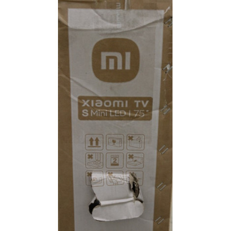 SALE OUT. Xiaomi TV S Mini 2025 75" (3840 x 2160) | Xiaomi TV | S Mini LED 2025 | 75 | Smart TV | Google TV | UHD | Black | DAMA