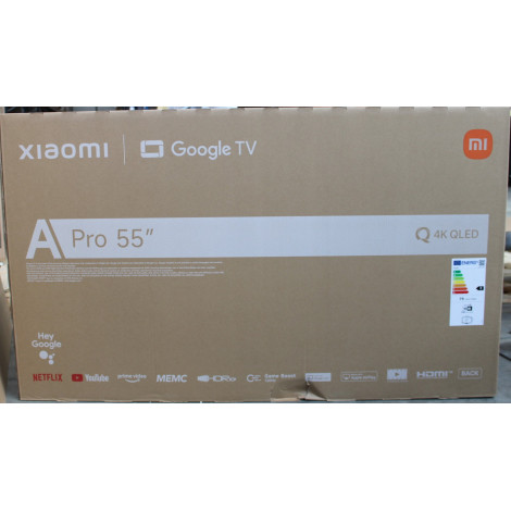 SALE OUT. Xiaomi QLED TV A Pro 2026 55'' | Xiaomi QLED TV A Pro 2026 | 55 | Smart TV | Google TV | 4K UHD | DAMAGED PACKAGING