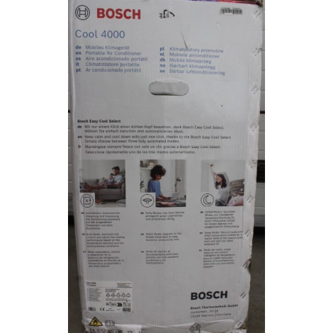 SALE OUT. | Bosch Mobile Air Conditioner | Cool 4000 | Suitable for rooms up to 85 m | White/Black | DAMAGED PACKAGING, DIRTY, S