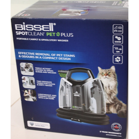 SALE OUT. Bissell SpotClean Pet Plus | Bissell SpotClean Pet Plus Cleaner | 37241 | Corded operating | 330 W | Black/Titanium | 