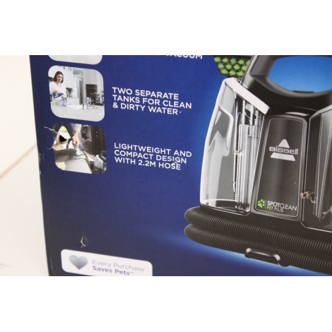 SALE OUT. Bissell SpotClean Pet Plus | Bissell SpotClean Pet Plus Cleaner | 37241 | Corded operating | 330 W | Black/Titanium | 