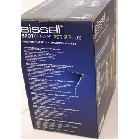 SALE OUT. Bissell SpotClean Pet Plus | Bissell SpotClean Pet Plus Cleaner | 37241 | Corded operating | 330 W | Black/Titanium | 