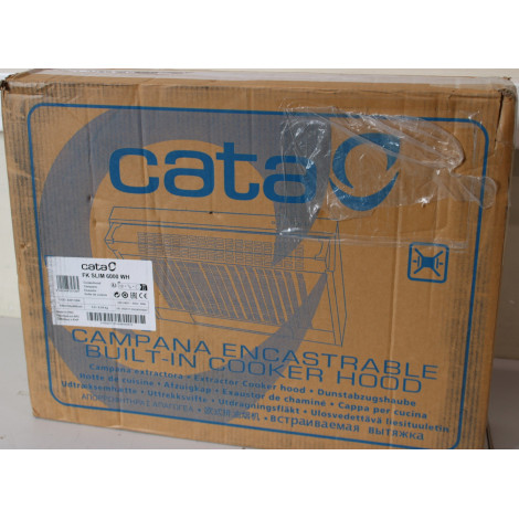SALE OUT. CATA CAMPANA Hood FK SLIM 6000 WH, B, Width 60 cm, Max 162 m /h, LED, White | SALE OUT. | SALE OUT. CATA Hood | FK SLI