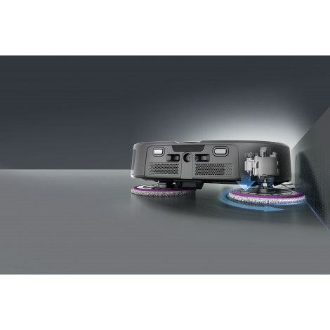 Midea Robot Vacuum Cleaner | V15 | Wet&Dry | 5200 mAh | Dust capacity 3 L | 16200 Pa | Black