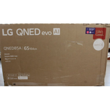 SALE OUT. LG 65QNED85A3C 65" (165 cm) 4K Smart TV | SALE OUT. LG 4K QNED MiniLED TV | 65QNED85A3C | 65 | Smart TV | webOS 25 | 4