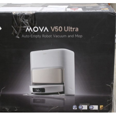 SALE OUT. MOVA V50 Ultra Robot Vacuum, White | MOVA Robot Vacuum | V50 Ultra | Wet&Dry | 6400 mAh | Dust capacity 3.2 L | 24000 
