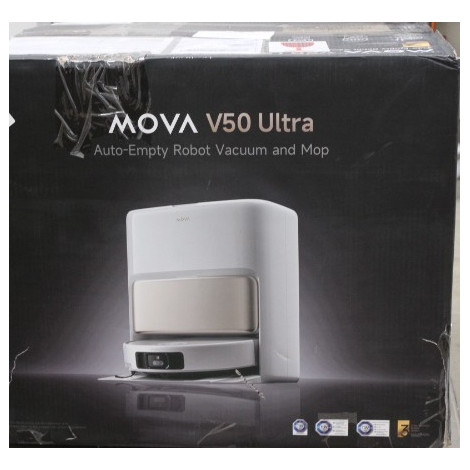 SALE OUT. MOVA V50 Ultra Robot Vacuum, White | MOVA Robot Vacuum | V50 Ultra | Wet&Dry | 6400 mAh | Dust capacity 3.2 L | 24000 
