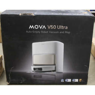 SALE OUT. MOVA V50 Ultra Robot Vacuum, White | MOVA Robot Vacuum | V50 Ultra | Wet&Dry | 6400 mAh | Dust capacity 3.2 L | 24000 
