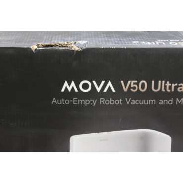 SALE OUT. MOVA V50 Ultra Robot Vacuum, White | MOVA Robot Vacuum | V50 Ultra | Wet&Dry | 6400 mAh | Dust capacity 3.2 L | 24000 