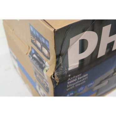 SALE OUT. Philips NA565/02 Airfryer with steam function, flexible Megabasket, 10 L, Silver/Black | Philips DAMAGED PACKAGING | 2