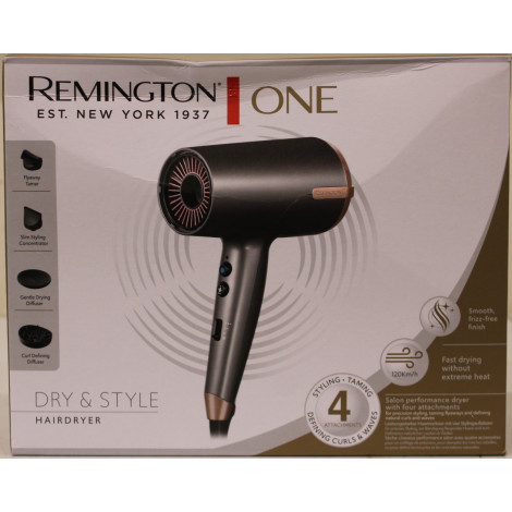 SALE OUT. Remington D6077 Hair dryer, 2000 W, Grey | Remington Hair dryer | D6077 | 2000 W | Number of temperature settings 3 | 