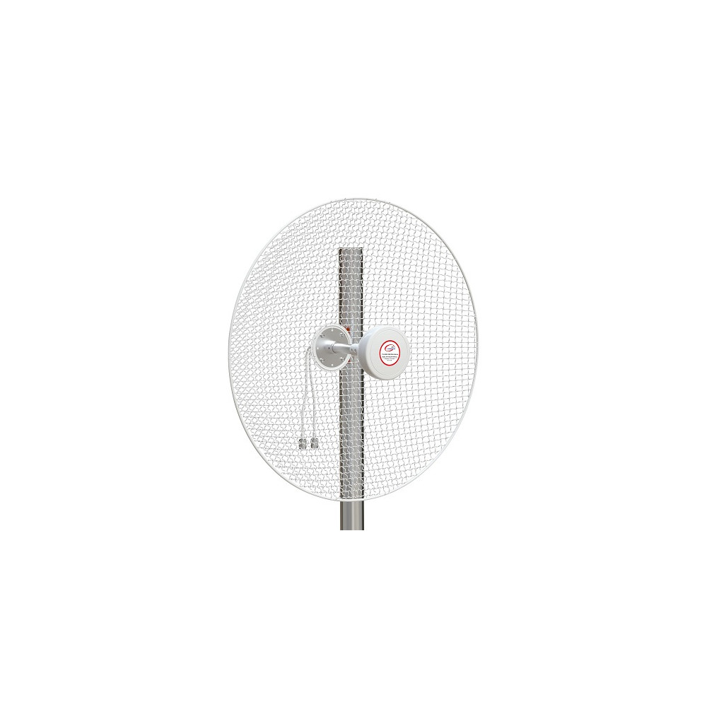 5G / LTE / CBRS 2x2MIMO antena, 1.7-4.2GHz, 20dBi+22dBi