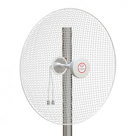 5G / LTE / CBRS 2x2MIMO antena, 1.7-4.2GHz, 20dBi+22dBi