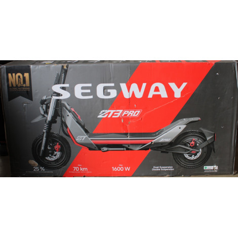 SALE OUT. Ninebot by Segway Kickscooter ZT3 Pro E, Black | Segway Ninebot Kickscooter ZT3 Pro E | 1600 W | 25 km/h | 11 " | 24 m