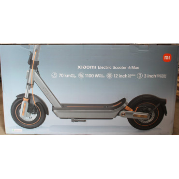SALE OUT. Xiaomi Electric Scooter 6 Max GL | Xiaomi 24 month(s) | DAMAGED PACKAGING, PAINT AND BODY (NEAR SCREEN). MISSING INNER