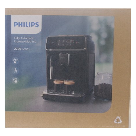 SALE OUT. Philips EP2224/10 Espresso Coffee maker, Fully automatic, 15 bar, Classic milk frother, Water tank 1.8 L, Black | Phil