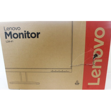 SALE OUT. Lenovo L24-41 23.8 IPS 1920x1080/16:9/250 nits/HDMI/Raven Black/3Y Warranty | Lenovo L24-41 | 23.8 " | IPS | FHD | 16: