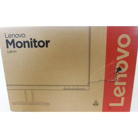 SALE OUT. Lenovo L24-41 23.8 IPS 1920x1080/16:9/250 nits/HDMI/Raven Black/3Y Warranty | Lenovo L24-41 | 23.8 " | IPS | FHD | 16: