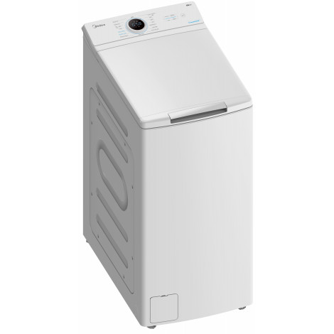 Midea | Washing Machine | MF100T70BA10/W-HR | Energy efficiency class A | Top loading | Washing capacity 7 kg | 1200 RPM | Depth