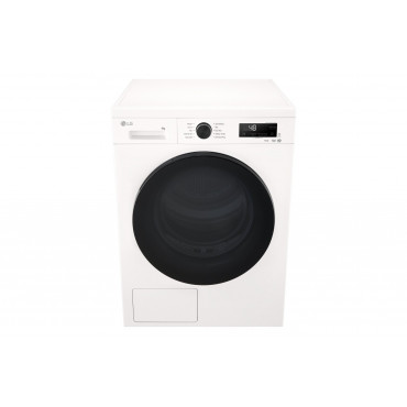 LG Dryer Machine | RHX1009NWB | Energy efficiency class C | Front loading | 9 kg | LED | Heat pump | Depth 66 cm | Wi-Fi | White