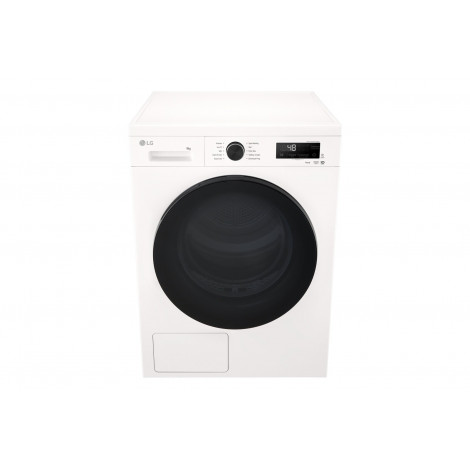 LG Dryer Machine | RHX1009NWB | Energy efficiency class C | Front loading | 9 kg | LED | Heat pump | Depth 66 cm | Wi-Fi | White