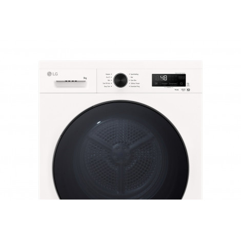 LG Dryer Machine | RHX1009NWB | Energy efficiency class C | Front loading | 9 kg | LED | Heat pump | Depth 66 cm | Wi-Fi | White