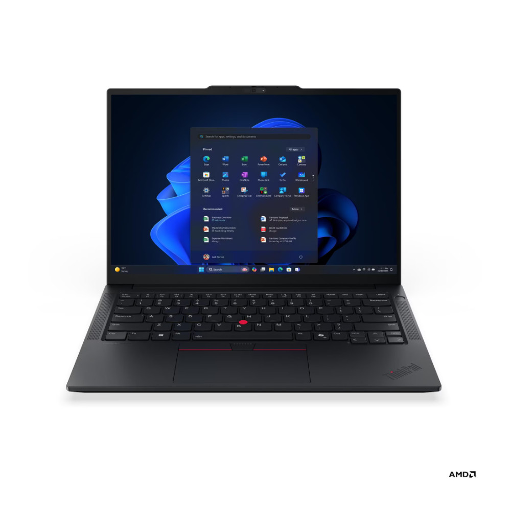 Lenovo ThinkPad E14 Gen 8 14 WUXGA AMD R7 AI 345/16GB/512GB/AMD Radeon 840M/WIN11 Pro/Nordic Backlit kbd/FP/3Y Warranty | Lenovo