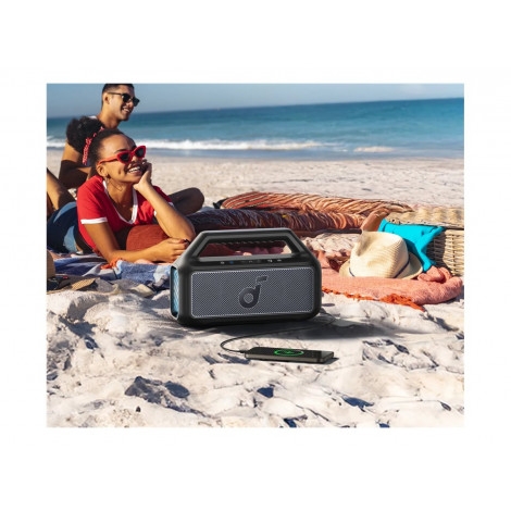 Anker Soundcore | Speaker | Boom 2 | 80 W | Waterproof | Bluetooth | Portable | Black