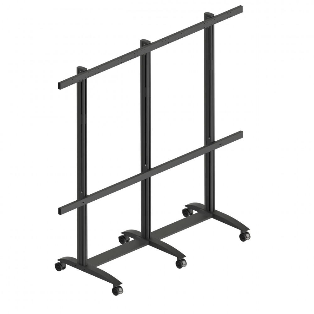 EDBAK Floor stand | TRV400.006 Videoconferencing trolley for Samsung | Height adjustment | 130 " | Maximum weight (capacity) 200