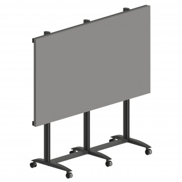 EDBAK Floor stand | TRV400.006 Videoconferencing trolley for Samsung | Height adjustment | 130 " | Maximum weight (capacity) 200