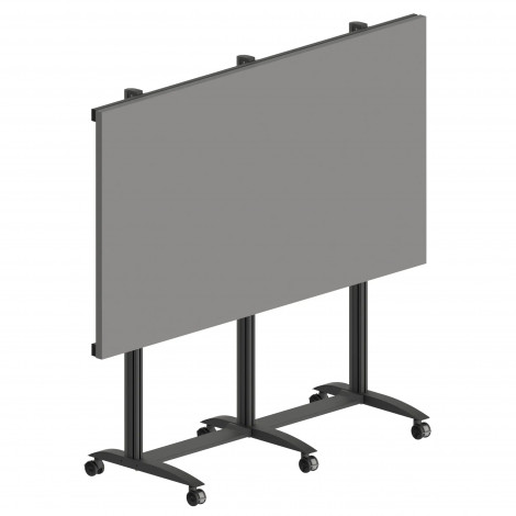 EDBAK Floor stand | TRV400.006 Videoconferencing trolley for Samsung | Height adjustment | 130 " | Maximum weight (capacity) 200