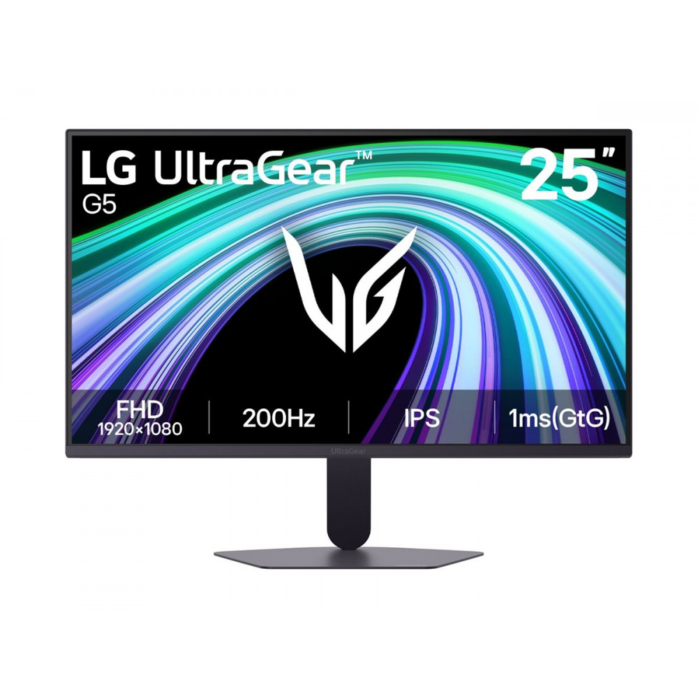 LG 25G523B-B UltraGear | 25 " | IPS | FHD | 16:9 | 200 Hz | 1 ms | 1920 x 1080 pixels | 300 cd/m | HDMI ports quantity 2