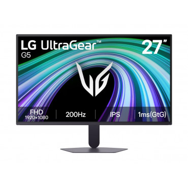 LG 27G523B-B UltraGear G5 | 27 " | IPS | FHD | 16:9 | 200 Hz | 1 ms | 27 pixels | 300 cd/m | HDMI ports quantity 2