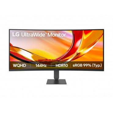 LG 34U620B-B UltraWide | 34 " | VA | WQHD | 21:9 | 144 Hz | 5 ms | 3440 x 1440 pixels | 300 cd/m | HDMI ports quantity 2