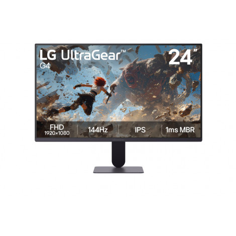 LG 24G411B-B | 24 " | IPS | FHD | 16:9 | 144 Hz | 1 ms | 1920 x 1080 pixels | 250 cd/m | HDMI ports quantity 1
