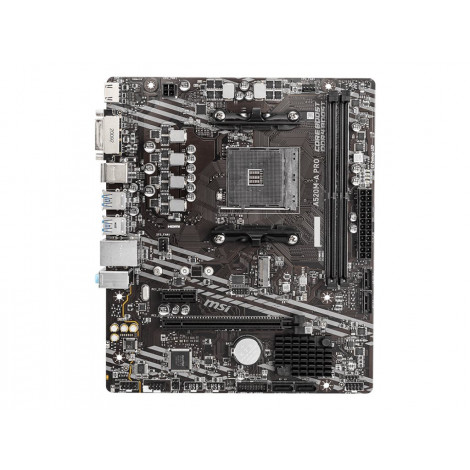 MSI | A520M-A PRO | Processor family AMD | Processor socket AM4 | DDR4 | Memory slots 2 | Chipset AMD A | Micro ATX