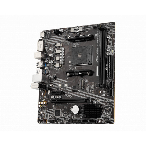 MSI | A520M-A PRO | Processor family AMD | Processor socket AM4 | DDR4 | Memory slots 2 | Chipset AMD A | Micro ATX