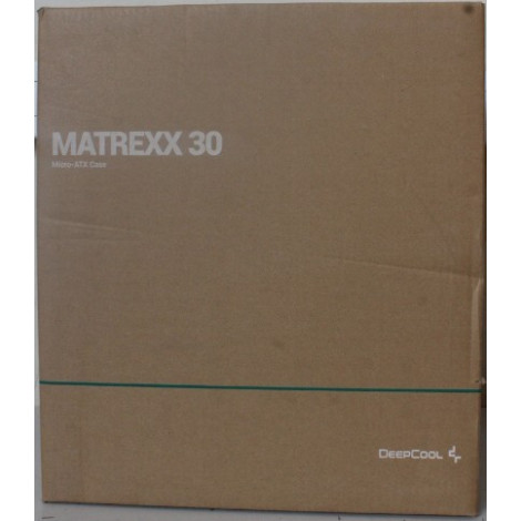 SALE OUT. Deepcool MATREXX 30 SI computer case (steel side panel) Deepcool MATREXX 30 SI Deepcool Black Micro ATX DAMAGED PACKAG