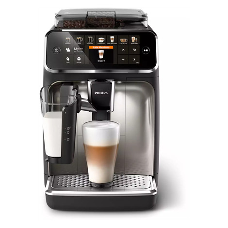 Philips | Series 5400 Coffee Maker | EP5447/90 | Pump pressure 15 bar | Built-in milk frother | Fully Automatic | 1500 W | Black